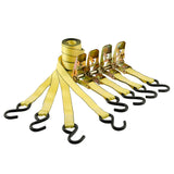 1" x 10' 900 lb Ratcheting Tie Downs 4-Pack 01411