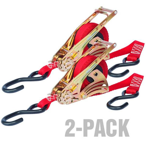 2-Pack Quickloader QL1500 Retractable Ratchet Tie Down